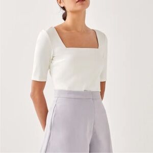 Love Bonito Tegan Fitted Square Neck XS